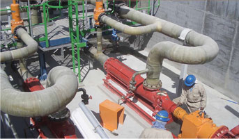 單螺杆泵（bèng）安裝調試現場（chǎng）