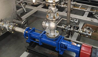 單螺杆（gǎn）泵調試現場