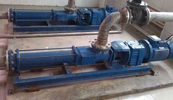 單螺杆泵（bèng）安裝調試現場